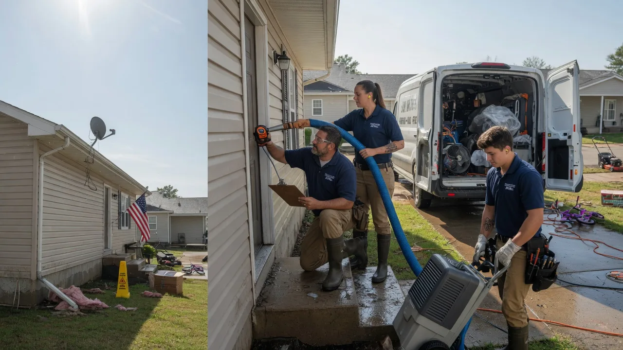 Ceiling Water Damage Restoration in Milford, IN near me